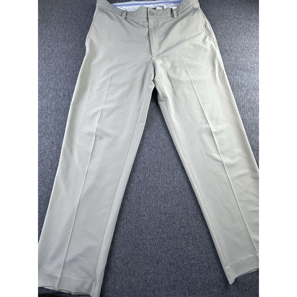 FootJoy Pants Mens W36/L32 Beige Khaki FJ Stretch Pockets Flat Front Workwear